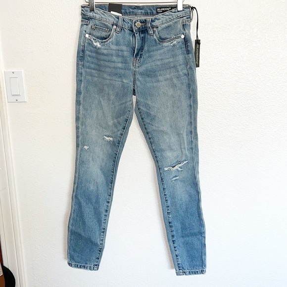 Blank NYC The Bond Mid Rise Skinny Distressed Jeans NEW - Picture 1 of 14